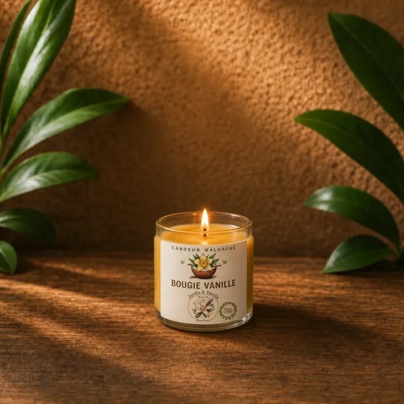 Bougie parfumée vanille — petit modèle